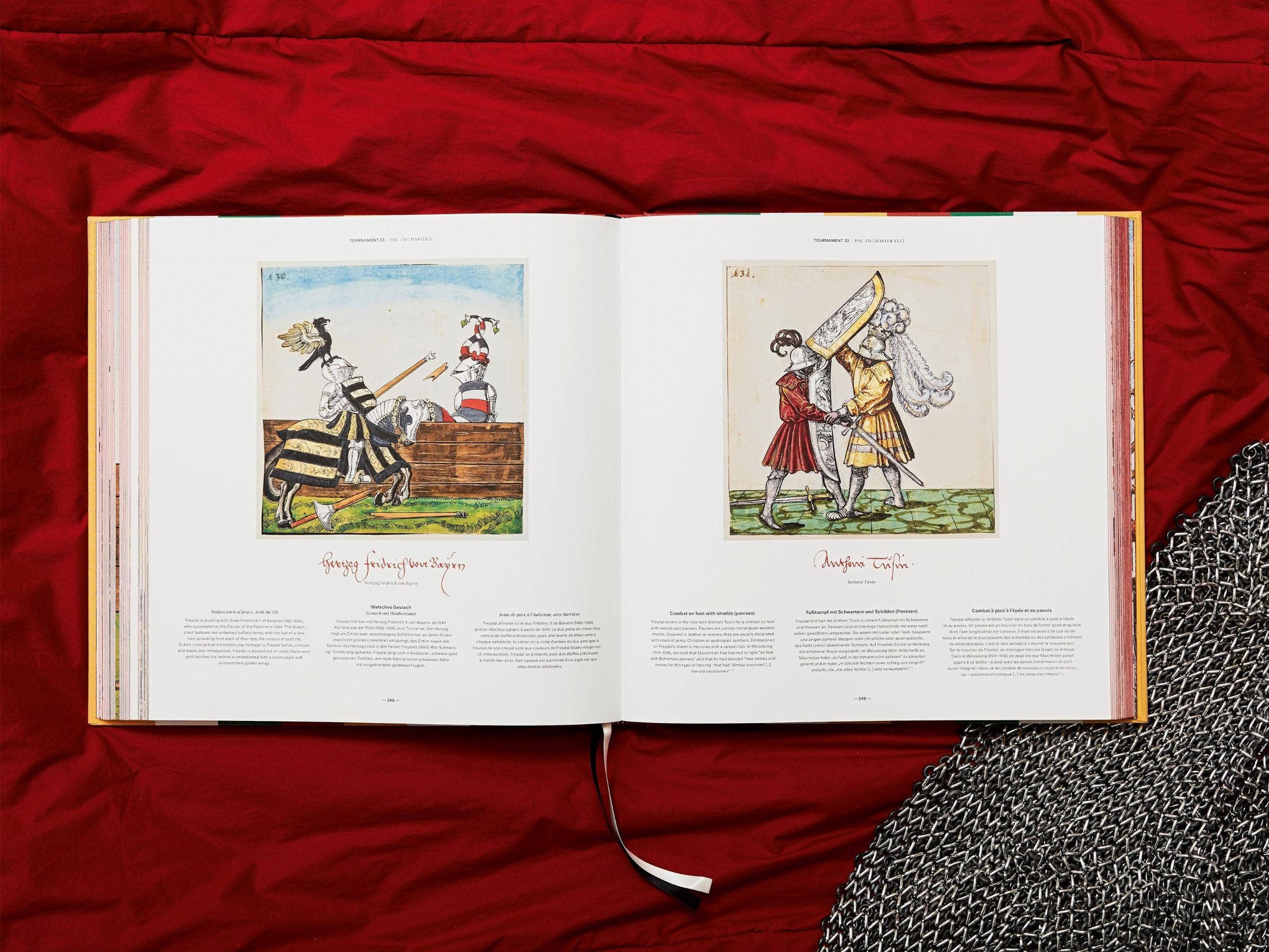 Medieval Games. The Book of Tournaments of Emperor Maximilian I - Freydal (German, French, English)