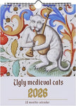 Ugly medieval cats, 2026 calendar