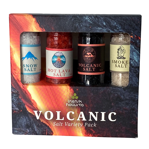 Volcanic Salt Pack – Islannin tulen ja jään maut 4 x 35 g