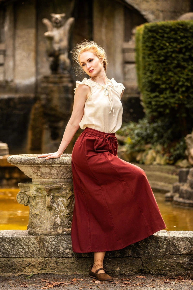 Smilla-keskiaikahame, paksua puuvillaa, eri värejä